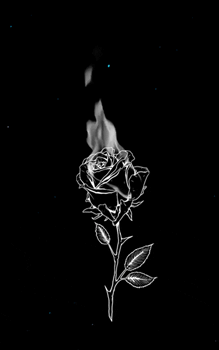 Gif animé gothique rose